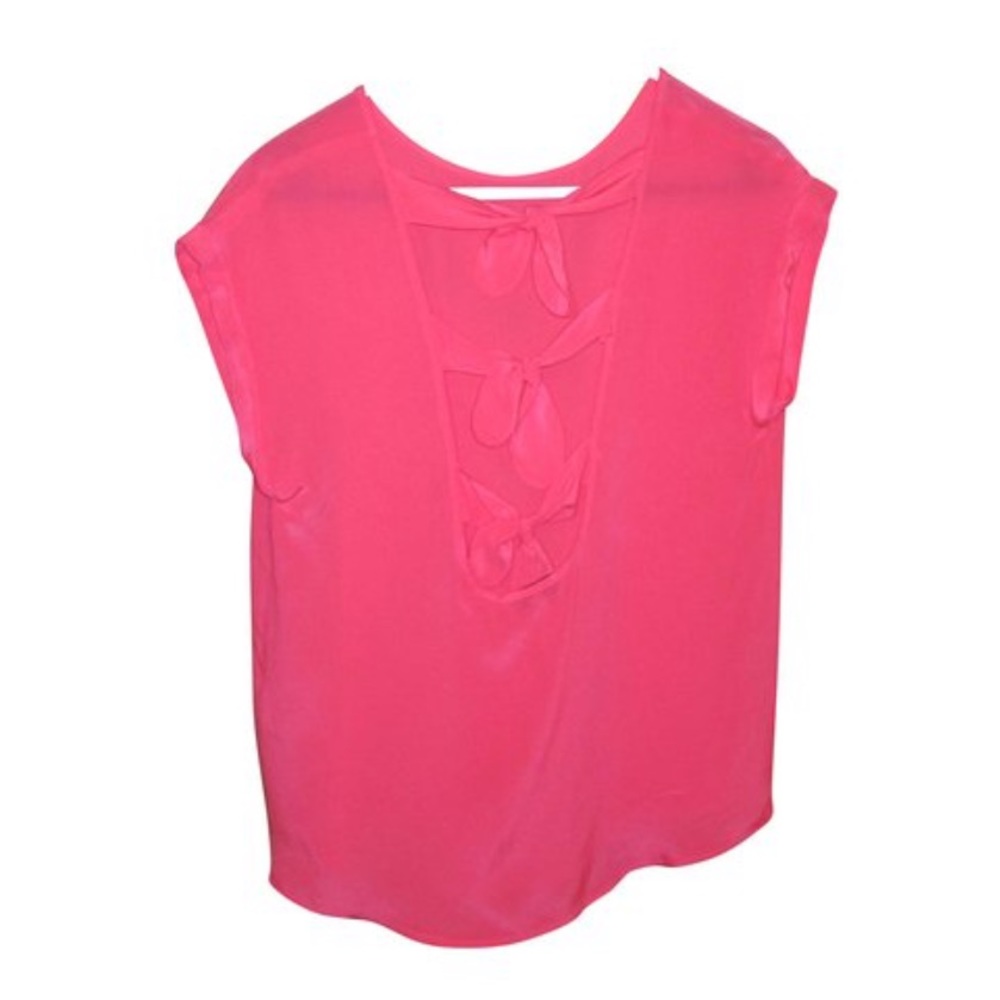 CLAUDIE PIERLOT - bright pink blouse